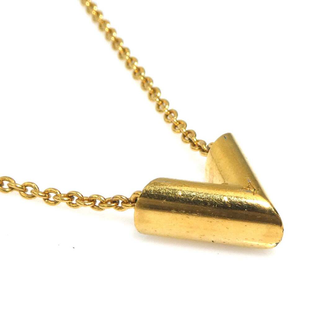 LOUIS VUITTON Gold Necklace - Picture 2 of 12